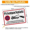 Aliuminio įspėjamasis ženklas su 4 gręžimo skylėmis užapvalintais kampais saugos ženklas Pažeidžiantis transporto priemonė nutempiama savininko sąskaita