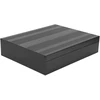 Aliuminio projektinė dėžutė matinė juoda korpusas Diy korpusas elektronikos gaminiams 50 x 178 x 220 mm aliuminio dėžutės storis nuo 1,25 iki 1,5 mm, juoda, išskirtinė, profesionali