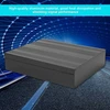 Aliuminio projektinė dėžutė matinė juoda korpusas Diy korpusas elektronikos gaminiams 50 x 178 x 220 mm aliuminio dėžutės storis nuo 1,25 iki 1,5 mm, juoda, išskirtinė, profesionali