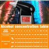 Alkoholio testeris, alkoholio testeris, tikslus policijos alkotesteris su 30 kandiklių, profesionalus alkoholio testeris su lcd ekranu ir puslaidininkių jutiklių technologija, skirtas naudoti namuose