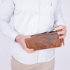 Almadih max premium pieštukinė iš karvės odos, rašymo reikmenų dėklas mokytojui, kosmetinė, aukštos kokybės, elegantiška, praktiška, unisex, max vintage, m, profesionali