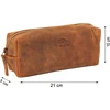 Almadih max premium pieštukinė iš karvės odos, rašymo reikmenų dėklas mokytojui, kosmetinė, aukštos kokybės, elegantiška, praktiška, unisex, max vintage, m, profesionali