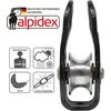 Alpidex kabelinis skriemulys 22 kn - fiksuotas skriemulys - tinkamas tekstilinėms virvėms iki 13 mm skersmens - en12278