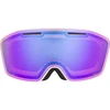 Alpina Nendaz Q-lite veidrodinės slidinėjimo akiniai, skirti kontrastui pagerinti, Otg, su 100% Uv apsauga, skirti suaugusiems, balti-alyviniai matiniai