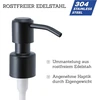 Altglas Roma Dozatoriaus Galvutė - Nerūdijančio Plieno Pakeitimo Siurbliukas (juoda)
