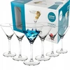 Altom Design Altom Diamond taurės martini, kokteiliams, gėrimams, rinkinys 260 ml, 6 vnt.