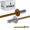 Aluminio ištraukiamos kniedės 4 x 10 mm Ral 8003 500 vnt. Etanco