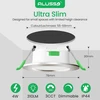 Lubinis šviestuvas Alusso led įleidžiami lubiniai šviestuvai 230 v ip44, 4 w, reguliuojamo ryškumo, 55–68 mm montavimo skersmuo, mini slim, 30 mm itin plonas, šiltai balta 3 000 k, neutrali balta 4 000 k, šaltai balta 6 500 k, 6 vnt. rinkinys