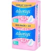 Always Ultra Sensitive Normal paketai su sparneliais, 24 vnt.