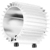Alyvos filtro aušintuvas automobilio variklio alyvos filtro radiatorius aušintuvas dangtelis, juodas sidabras automobilio variklio alyvos filtro aušintuvas/radiatorius/dangtelis aliuminio lydinio rinkinys (sidabrinis)