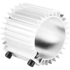 Alyvos filtro aušintuvas automobilio variklio alyvos filtro radiatorius aušintuvas dangtelis, juodas sidabras automobilio variklio alyvos filtro aušintuvas/radiatorius/dangtelis aliuminio lydinio rinkinys (sidabrinis)
