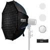 Amaran Octa Dome 90 aštuonkampis „bowens“ jungties softbox'as 90 cm, vieno spragtelėjimo nustatymo šviesos modifikatorius su difuzoriumi ir korio tinkleliu portretinei fotografijai ir studijos interviu, nešiojamas su nešiojimo krepšiu