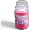 Amazzonia žvakė vyšnių žiedai 530g natūralaus sojų vaško žvakė su dviem dagčiais vyšnių namų dekoratyvinis stiklainis yankee village scents