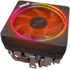 Amd wraith prism led rgb aušintuvas ventiliatorius nuo ryzen 7 2700x procesoriaus am4/am2/am3/am3+ 4 kontaktų jungtis vario pagrindas/aliuminio šilumos kriauklė
