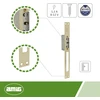 Amig įleidžiamas elektrinis durų atidarytuvas | Mod.20 | 250 x 25 x 3mm | Srovė 1.1a | Su 8-12v rite | Spyna pyragams, parduotuvėms ar biurui