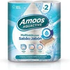 Rankšluostis Amoos Blake & Baltas 08nkraq Aquactive virtuvinis popierius | 3 sluoksnių | 2 ritinėliai | 2 viename universalus valiklis
