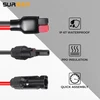 Anderson saulės kištukas į 50a jungties kabelį, 10awg kištukas saulės baterijų kabeliui, saulės baterijų kabelių jungčių rinkiniai rv saulės generatoriui nešiojamai elektrinei (60 cm)
