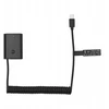 Objektyvas Andoer Np-fz100 fiktyvi baterija Usb-c jungtis