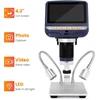 Andonstar Ad106s skaitmeninis Usb mikroskopas su 4,3" ekranu, skirtas Litavimui/pcb/laikrodžių/telefonų taisymo įrankiams su stovu ir Ir nuotolinio valdymo pulteliu