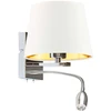 Aneta Lighting Volta Light Factory Sieninis šviestuvas su gaubtu Led E27 baltos ir aukso spalvos