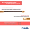 Anguila nailono viengyslių kabelių įtraukimo įrankis, 10 m, 3 mm skersmens, keičiami galai, juodas
