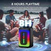 Muzikinis centras Ankuka karaoke aparatas su 2 mikrofonais, nešiojama bluetooth kolonėlė su led lemputėmis, tf/usb, fm, aux, tws, vakarėliams ir suaugusiems, dovana draugams ir šeimai (juodas)