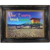 Annesvea Beach! Spausdintas plakatas A4 Don't Worry - Beach Happy! Autobusas Kemperis Karavanas Karavanas Womo Kelionės Paplūdimys Banglentininkas Dovana Paplūdimio Baro Dekoracija Atostogų Namai