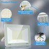 Annifunly 200w 20000lm Led prožektorius lauko sąlygoms 6500k Ip67 vandeniui atsparus lauko apšvietimas sodui, terasai, garažui, stadionui, tvartui