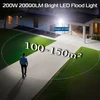Annifunly 200w 20000lm Led prožektorius lauko sąlygoms 6500k Ip67 vandeniui atsparus lauko apšvietimas sodui, terasai, garažui, stadionui, tvartui