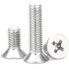 Ansiedio M2.5 kryžminiai įleidžiami varžtai, nerūdijančio plieno mašininiai varžtai, mini remonto varžtai M2.5 x 12 mm, 50 vnt.