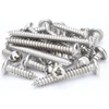 Ansiedio medvaržčiai apvalia galvute Phillips varžtai metalo lakštų varžtai nerūdijančio plieno medienos drožlių plokštės varžtai M4 x 20 mm 50 vnt.