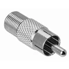 Antenos adapteris Rf Rca/cinch/kištukas-f/lizdas 75ohm
