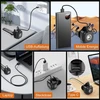 Antimi dviračio priekinis žibintas, vandeniui atsparus, usb type c