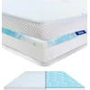 Čiužinys Antklodė 180 x 200 cm, gelinis čiužinio antklodė H3/h4, pagaminta iš 7,5 cm aukščio memory foam ir bambuko pluošto audinio, patogi čiužinio antklodė 180 x 200 cm skirta spyruoklinei lovai ir nepatogioms lovoms