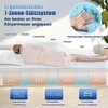 Čiužinys Antklodė 180 x 200 cm, gelinis čiužinio antklodė H3/h4, pagaminta iš 7,5 cm aukščio memory foam ir bambuko pluošto audinio, patogi čiužinio antklodė 180 x 200 cm skirta spyruoklinei lovai ir nepatogioms lovoms