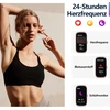 Anyloop Fitneso apyrankė, 1.47 colio išmanusis laikrodis moterims ir vyrams su širdies ritmo, Spo2, miego monitoriumi, pedometru, Ip68 vandeniui atsparus fitneso laikrodis, 20+ sporto režimų aktyvumo sekiklis, rožinis