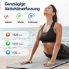 Anyloop Fitneso apyrankė, 1.47 colio išmanusis laikrodis moterims ir vyrams su širdies ritmo, Spo2, miego monitoriumi, pedometru, Ip68 vandeniui atsparus fitneso laikrodis, 20+ sporto režimų aktyvumo sekiklis, rožinis