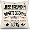 Aosumin Liebe Freundin mes bandėme rasti, tada supratome, kad jau turite mus pagalvėlių užvalkalai moterims gimtadienio dovana kalėdinė dovana (liebe Freundin-b)