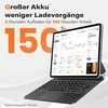 Apps2car Magic Klaviatūra, skirta Ipad Pro 11 colių (1-ai, 2-ai, 3-iai, 4-ai kartai) ir Ipad Air (4-ai, 5-ai kartai), plaukiojantis konsolinis stovas su apšviesta jutikline klaviatūra - balta