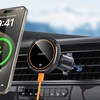 Apps2car Qi2 15w Magsafe telefono laikiklis automobiliui su įkrovimo funkcija, mobiliojo telefono laikiklis automobiliui, ventiliacinis belaidis automobilinis telefono laikiklis, magnetinis belaidis įkroviklis automobiliui, indukcinis įkrovimas
