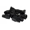 Apsauginė guminė mova Rj45 kištukui 10vnt juoda