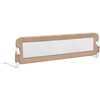Apsauginis turėklas vaiko lovai, taupe, 150x42cm, poliesteris