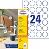 Apvalios etiketės Avery 40mm L3415-100