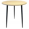 Apvalus stalas Vinci Oak Wood 60 cm Smoke