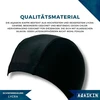 Aqaskin unisex lycra plaukimo kepuraitė vyrams ir moterims, hipoalerginė, be silikono. (spalva: raudona)