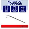Aqbau inkarinis smailus takelio kabliukas batuto tvirtinimo detalėms stiprus metalinis 5 vnt. rinkinys