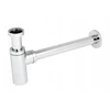 Aqbau Pusiau sifonas praustuvui, vamzdinis, chromuotas G 5/4″x32mm, reguliuojamas vamzdis su rožele
