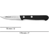 Arcos 280104 Serie Universal skustukas - Nitrum nerūdijančio plieno ašmenys 75 mm - Polyoxymethyleno (pom) rankena, juodos spalvos, 24.892 x 12.192 x 6.7056 cm