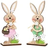 Aromatic 89 Medinis Velykų Zuikių Stovas su Gėlėmis