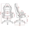 Arozzi Torretta Premium Softfabric™ ergonomiška žaidimų ir biuro kėdė su pažangiu sėdynės mechanizmu, 3d porankiais, aukštu atlošu, pasukama atlošimo funkcija, 2 atraminėmis pagalvėlėmis - (ash)